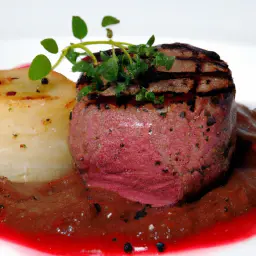 Rinderfilet mit Rotwein-Zimtsoße
